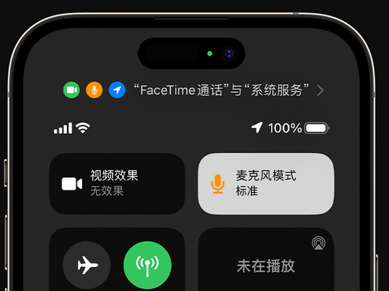 赣州苹果授权维修网点分享iPhone在通话时让你的声音更清晰 