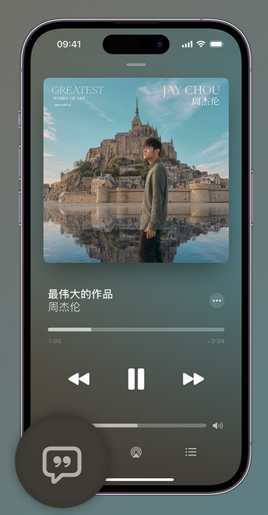 赣州iphone维修分享如何在iPhone上使用Apple Music全新唱歌功能 