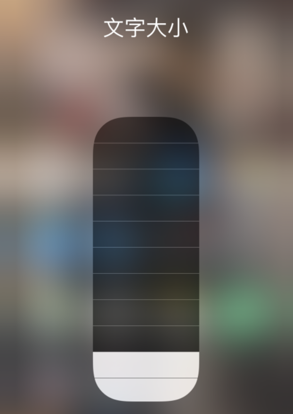 赣州苹果手机维修分享小技巧：在 iPhone 控制中心快速调节字体大小 