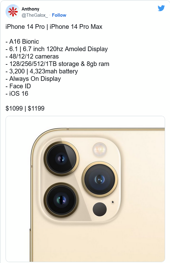赣州苹果14维修分享iPhone 14全系涨价 