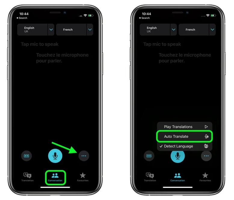 赣州苹果手机维修分享iOS 15 “翻译” App 新改进 