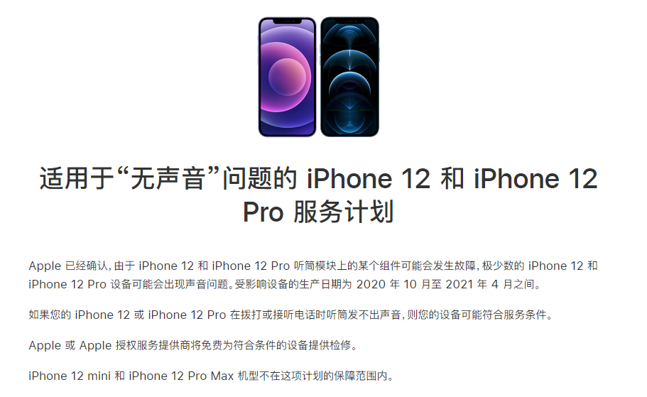 赣州苹果手机维修分享iPhone 12/Pro 拨打或接听电话时无声音怎么办 