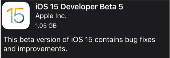赣州苹果手机维修分享如何升级到iOS15.0 beta5 